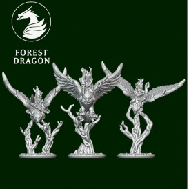  Elfes sylvestre - Aigles géants X 3 