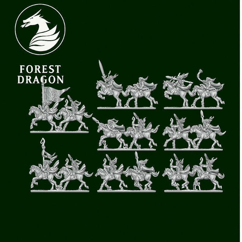 Elfes sylvestre - Cavalerie légère  