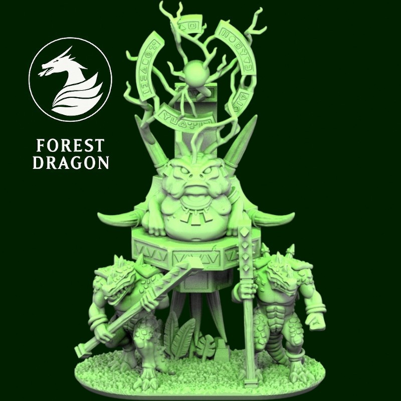 Hommes lézards - Prête mage 