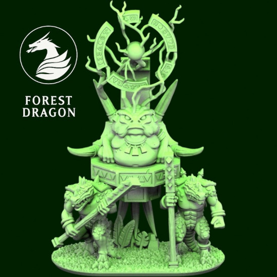 Hommes lézards - Prête mage 