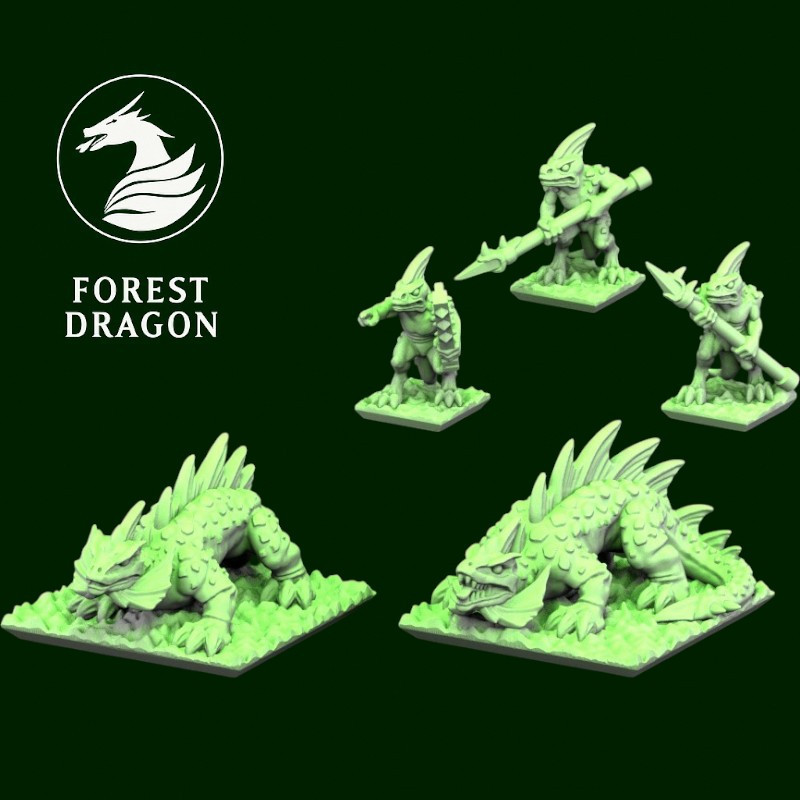 Hommes lézards - Salamandre (1 pièce) 