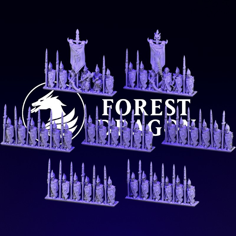 Elfes noirs - Lanciers  