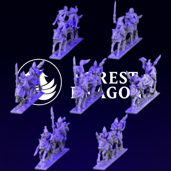 Elfes noirs - Cavalerie légère   Elfes noirs - Cavalerie légère