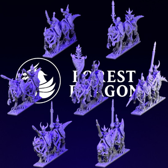 Elfes noirs - Cavalerie lourde  