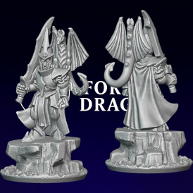 Elfes noirs - Seigneur avec dragonnet 