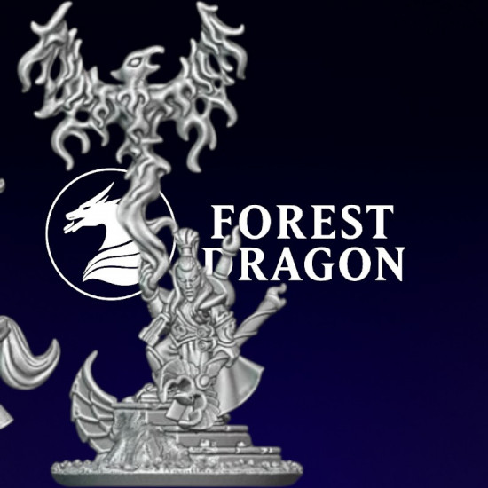 Hauts elfes - Mage à pieds 