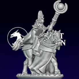 Hauts elfes - Mage à cheval