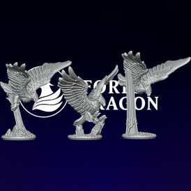 Hauts elfes - Grand aigles X 3