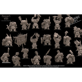 Orques et gobelins - Battle Ready orques noirs Boucliers   