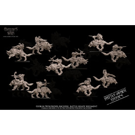 Orques et gobelins - Battle Ready Régiment de gobelins sur loup    (2)