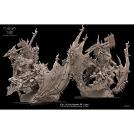 Orques et gobelins -Shaman sur Wyvern  