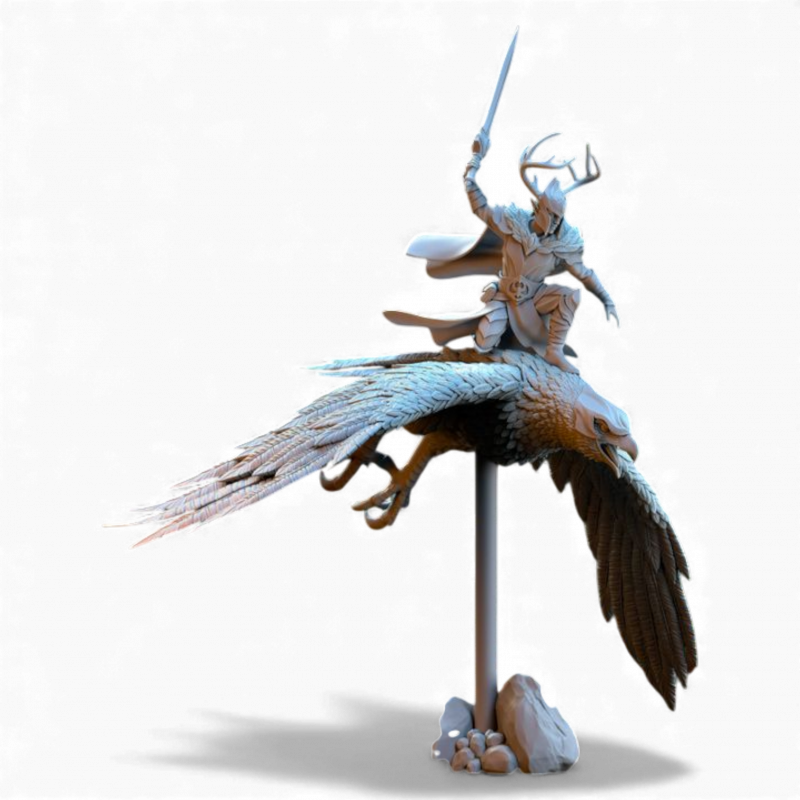 Evergreen Elves - Faelar, Commandant Sylvain sur Aigle  