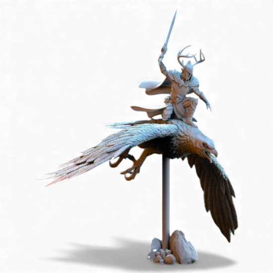 Evergreen Elves - Faelar, Commandant Sylvain sur Aigle  