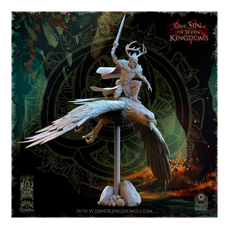 Evergreen Elves - Faelar, Commandant Sylvain sur Aigle  