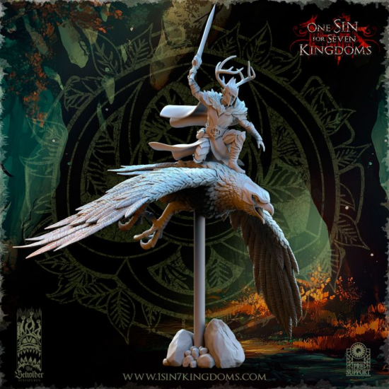 Evergreen Elves - Faelar, Commandant Sylvain sur Aigle  