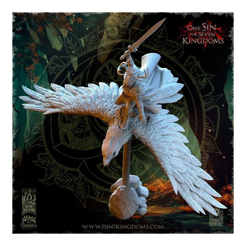 Evergreen Elves - Faelar, Commandant Sylvain sur Aigle  