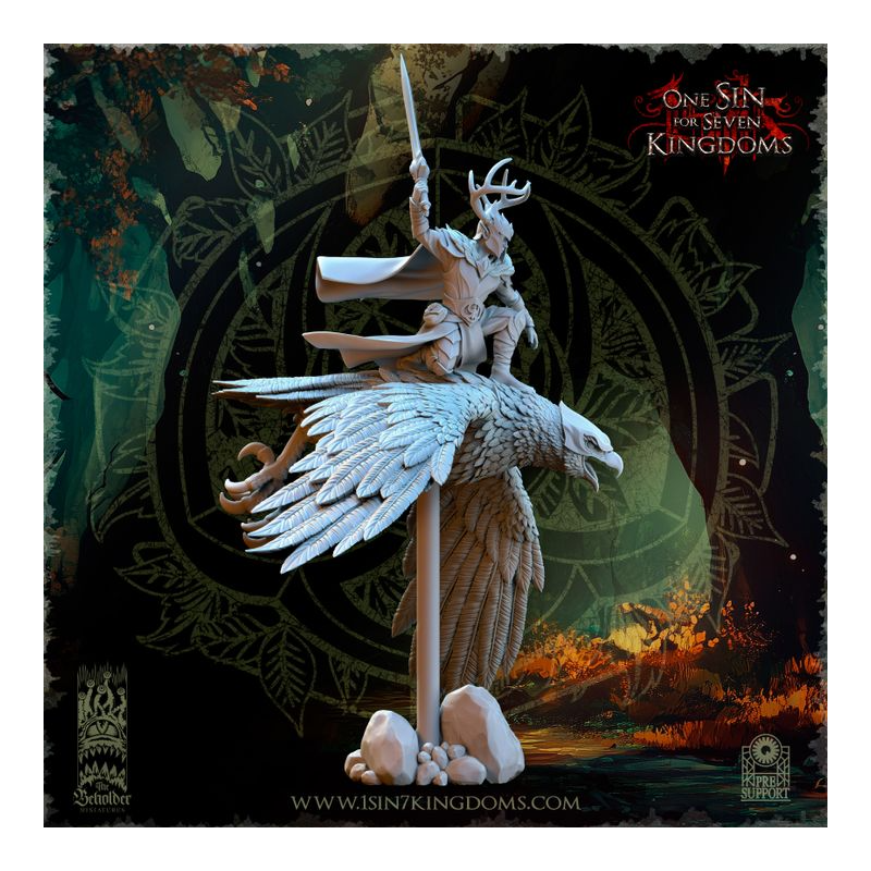 Evergreen Elves - Faelar, Commandant Sylvain sur Aigle  