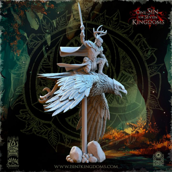 Evergreen Elves - Faelar, Commandant Sylvain sur Aigle  