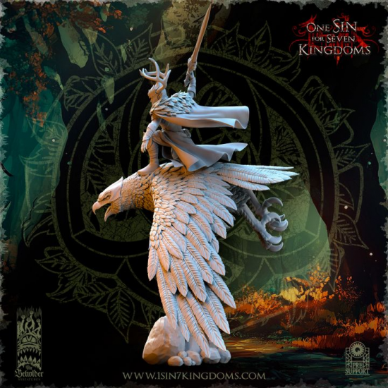 Evergreen Elves - Faelar, Commandant Sylvain sur Aigle  