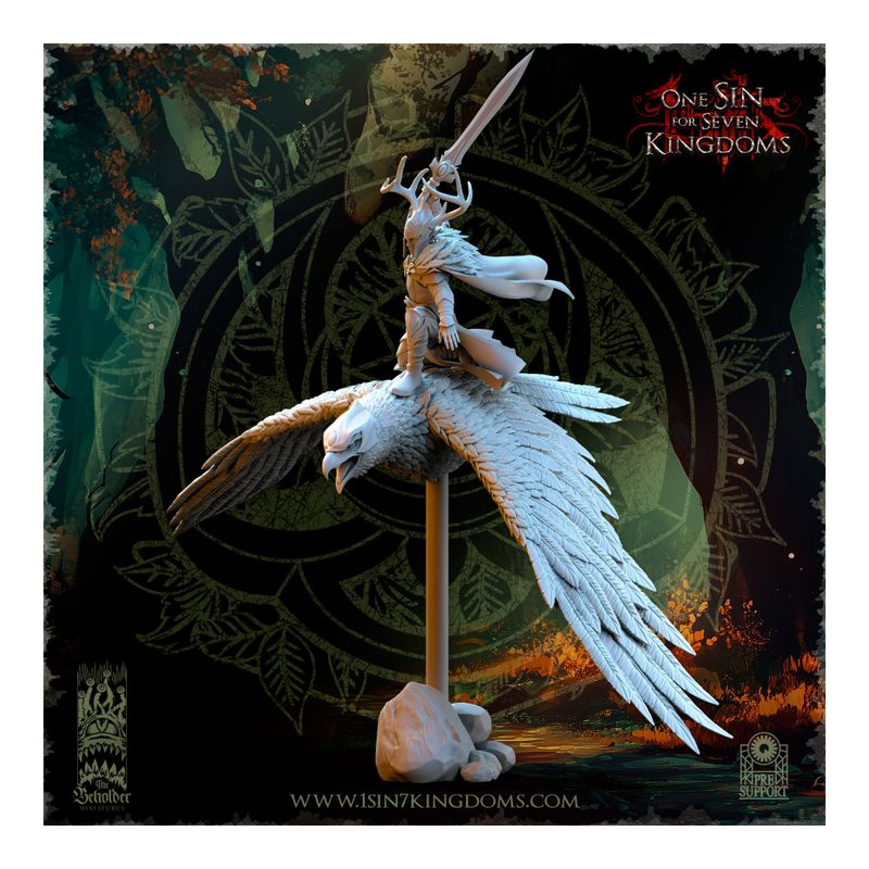 Evergreen Elves - Faelar, Commandant Sylvain sur Aigle  