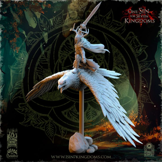 Evergreen Elves - Faelar, Commandant Sylvain sur Aigle  