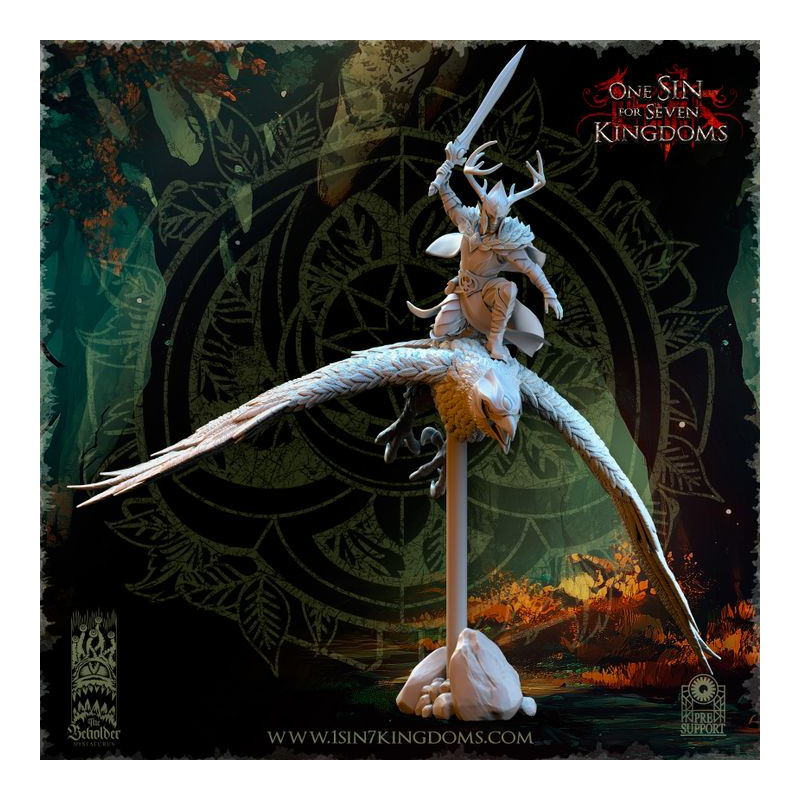 Evergreen Elves - Faelar, Commandant Sylvain sur Aigle  