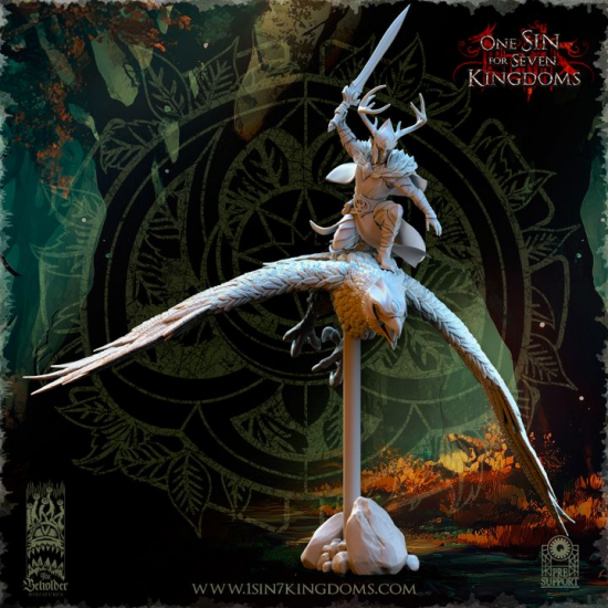 Evergreen Elves - Faelar, Commandant Sylvain sur Aigle  