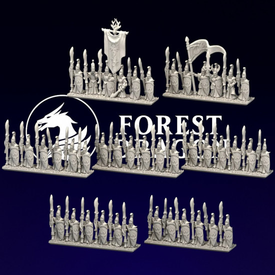 Hauts elfes - Lanciers  