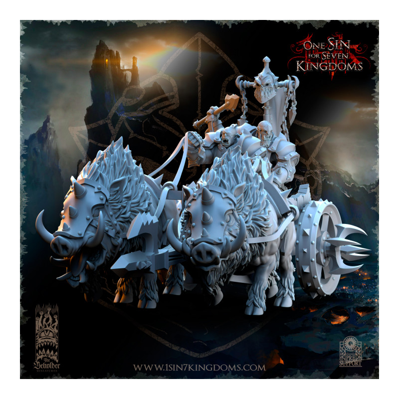 Nestah - Chars Orcs tirés par des bêtes   