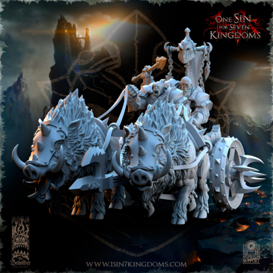 Nestah - Chars Orcs tirés par des bêtes   