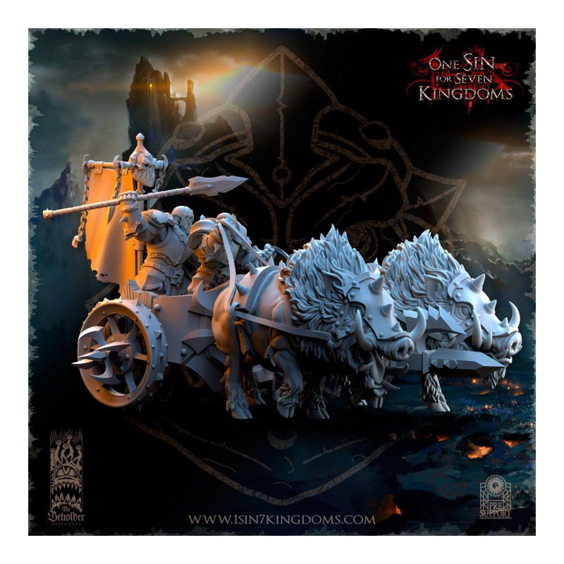 Nestah - Chars Orcs tirés par des bêtes   