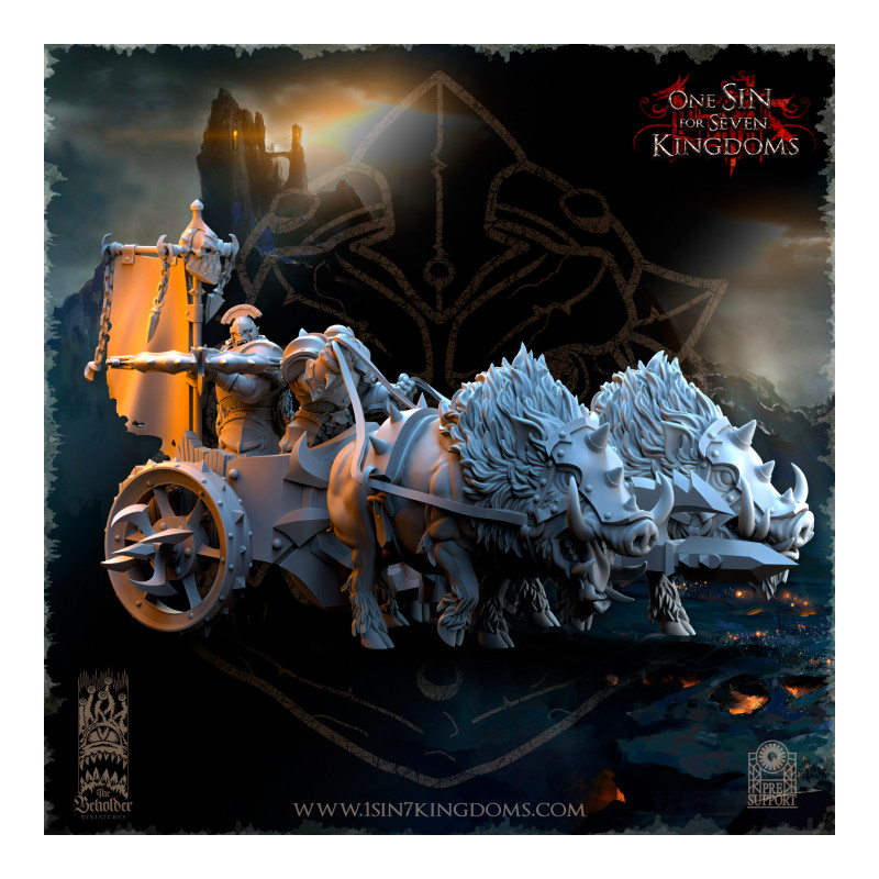 Nestah - Chars Orcs tirés par des bêtes   