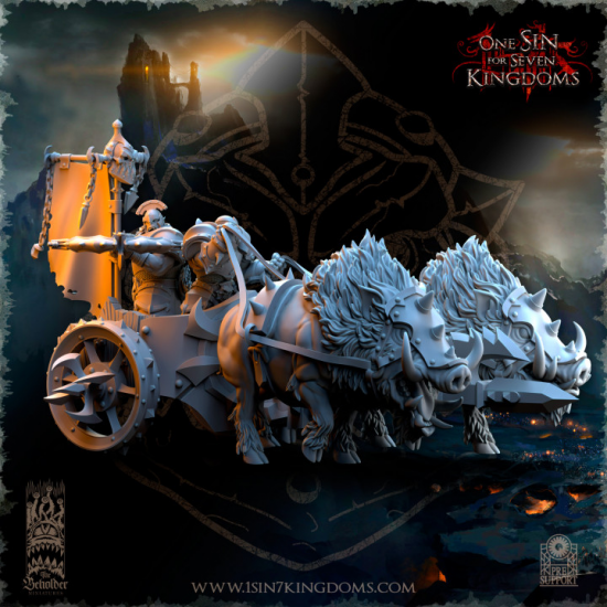 Nestah - Chars Orcs tirés par des bêtes   