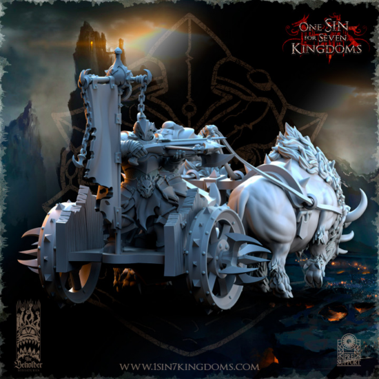 Nestah - Chars Orcs tirés par des bêtes   