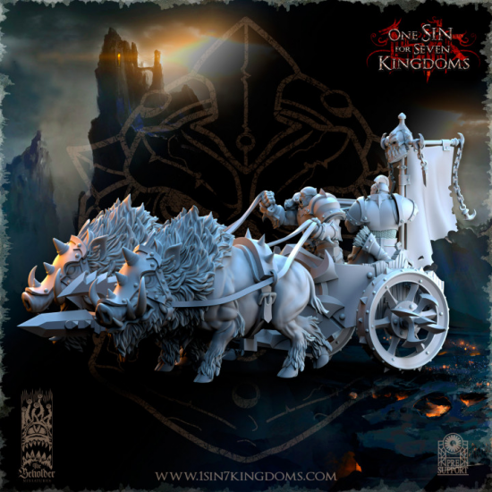 Nestah - Chars Orcs tirés par des bêtes   