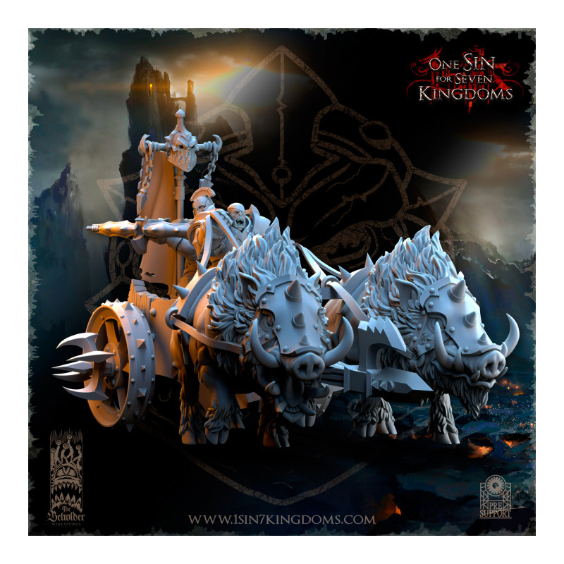 Nestah - Chars Orcs tirés par des bêtes   