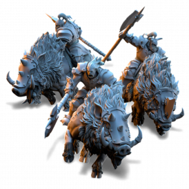 Nestah - Cavaliers orcs sur sangliers   