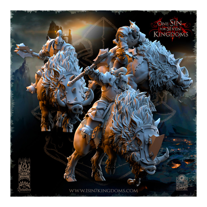 Nestah - Cavaliers orcs sur sangliers   
