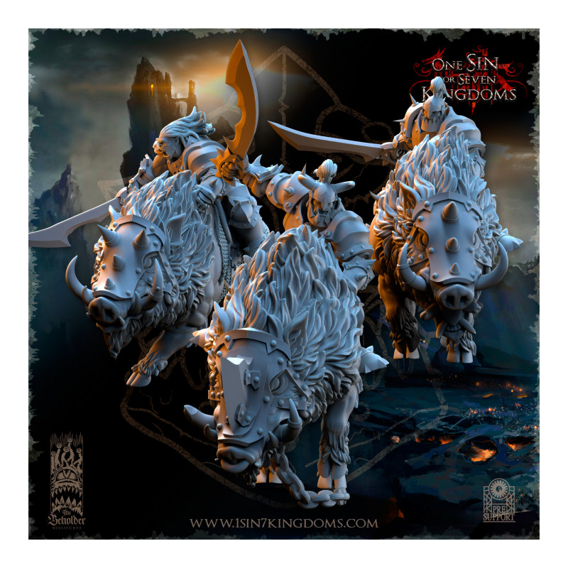 Nestah - Cavaliers orcs sur sangliers   