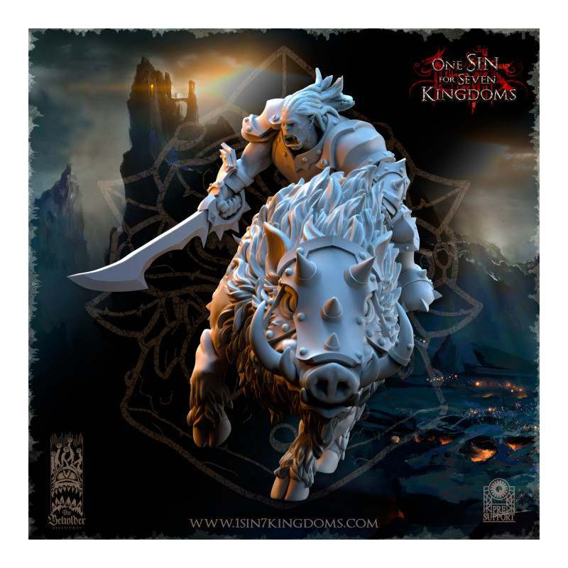 Nestah - Cavaliers orcs sur sangliers   