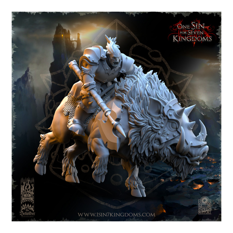 Nestah - Cavaliers orcs sur sangliers   