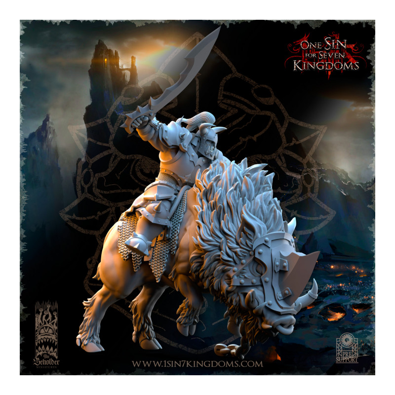 Nestah - Cavaliers orcs sur sangliers   