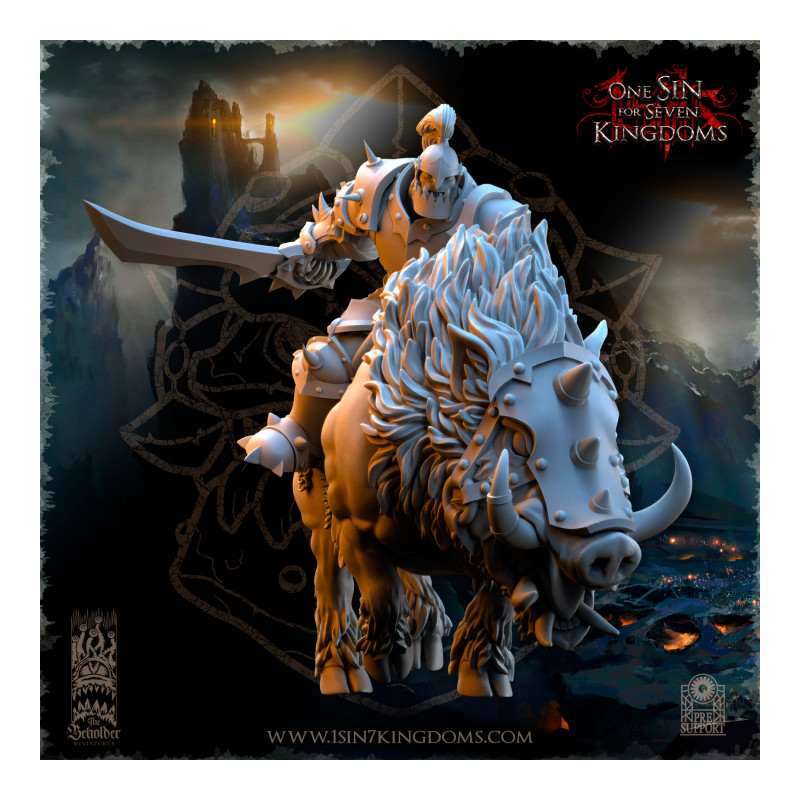 Nestah - Cavaliers orcs sur sangliers   