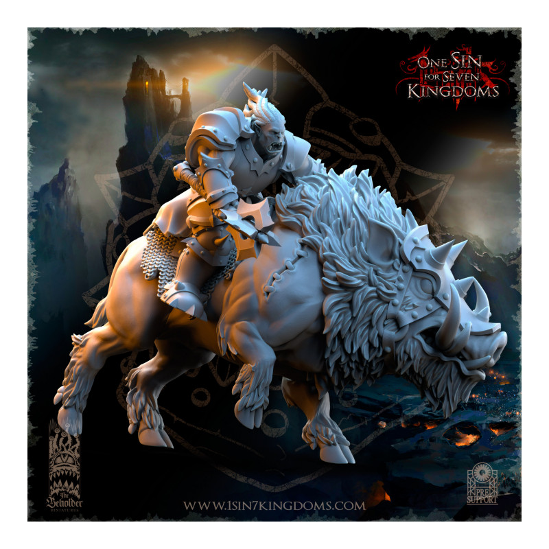 Nestah - Cavaliers orcs sur sangliers   