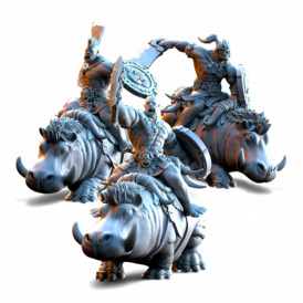 Salanaar – Cavaliers Orcs sur Hippo de guerre    