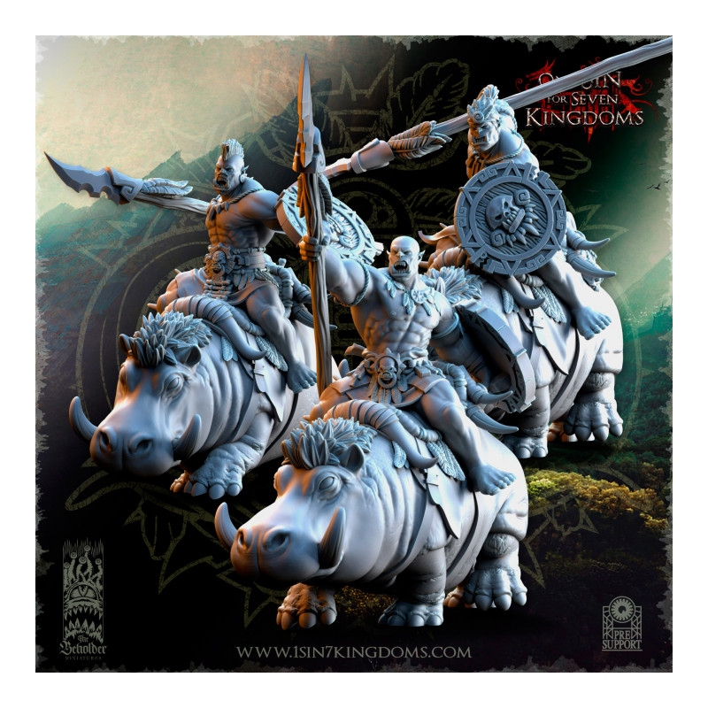 Salanaar – Cavaliers Orcs sur Hippo de guerre    