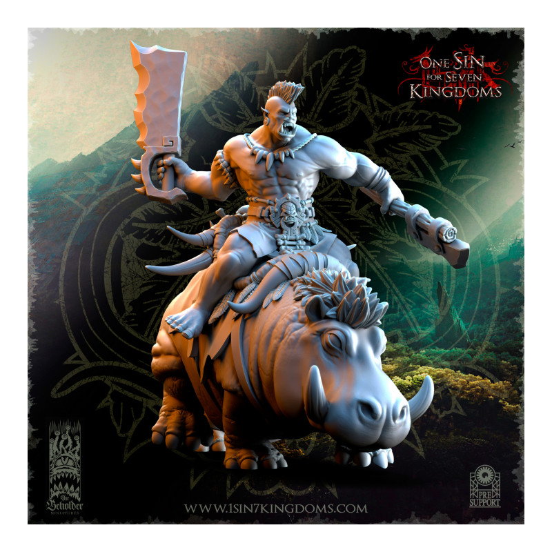 Salanaar – Cavaliers Orcs sur Hippo de guerre    