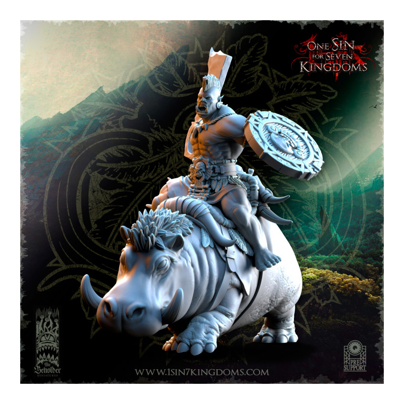 Salanaar – Cavaliers Orcs sur Hippo de guerre    