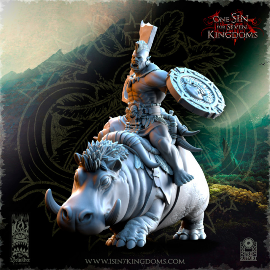 Salanaar – Cavaliers Orcs sur Hippo de guerre    