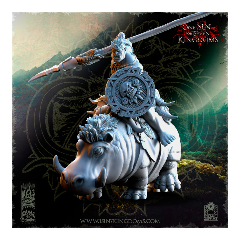 Salanaar – Cavaliers Orcs sur Hippo de guerre    